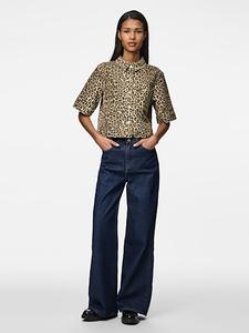 Рубашка Pieces, светло-коричневый