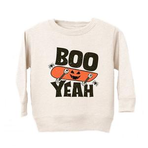 Толстовка с рисунком Boo Yeah Skateboard для малышей The Juniper Shop, цвет Natural