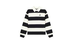 Женская рубашка поло New Balance, цвет Black/White