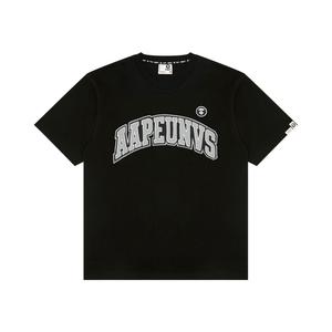 Футболка A Bathing APE unvs Moonface Aape, черный