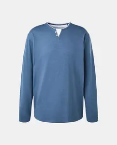 Мужская футболка с длинным рукавом Easy Wear, индиго