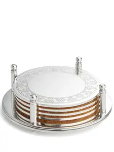 Набор подставок Rochester с гравировкой Soho Home, серебристый