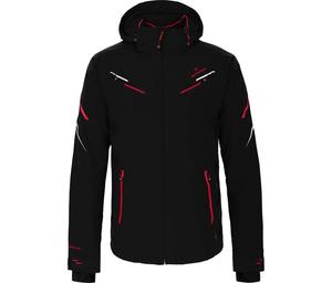 BERGSON Мужская утепленная горнолыжная куртка, водонепроницаемая (20000 мм), черная