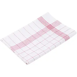 Полотенце из полульна, Диз. 60152 из благородных природных волокон Gözze, красный