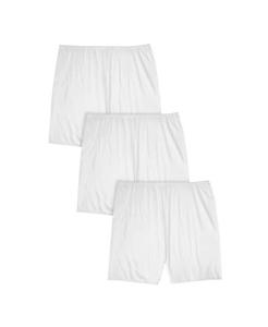 Хлопковые шаровары больших размеров (3 шт.) Comfort Choice, белый