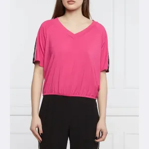 Укороченная футболка Liu Jo, розовый