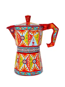 Кофеварка moka express sicilian cart из коллаборации с bialetti, 46,5х31,5х30,5 см, Dolce & Gabbana Casa, оранжевый