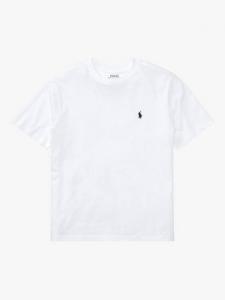 Детская поло футболка с коротким рукавом из хлопка Ralph Lauren, White