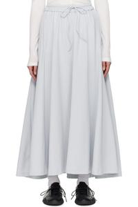 Серая макси-юбка с тремя полосками Y-3