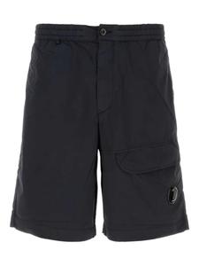 Шорты-бермуды с нашивкой-логотипом C.P. Company, синий