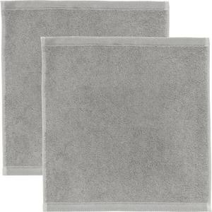 Мини-полотенца Erwin Müller 2er-Pack 155415, 30x1x30 см, серебряный