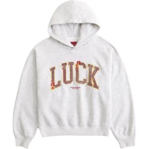 Женская толстовка из коллекции "Весенний фестиваль года Лошади" Abercrombie＆Fitch, белый