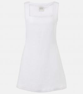 Алиса льняное мини-платье Posse, слоновая кость