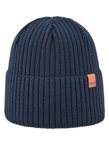 вязаная шапка синего цвета ARECO