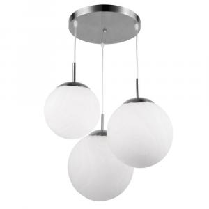 Светодиодный подвесной светильник Joel Nickel Matt White Globo Lighting, белый