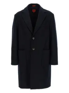 Пальто из шерстяной смеси с заостренными лацканами Barena, синий