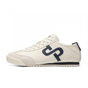 OPP Кроссовки для скейтбординга с защитой от истирания мужские низкие бежево-темно-синие, цвет Beige Dark Blue