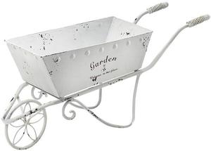 Цветочный горшок Kobolo SCHUBKARRE, 13x21x50 см, белый