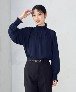 присборенная блузка