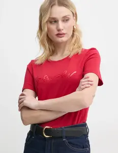 Хлопковая футболка G-Star Raw, красный