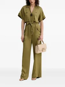 Комбинезон с карманом на молнии SIMONA CORSELLINI, зеленый