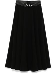 Юбка миди с поясом NISSA, черный