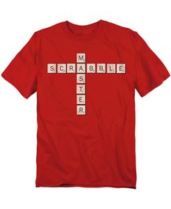 Мужская футболка "Мастер Скраббла" Hasbro+, Red