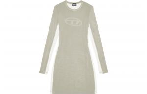 DIESEL Платье с длинным рукавом Women's Light Gray