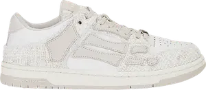 Кроссовки Amiri Boucle Skel Top Low 'Alabaster', кремовый