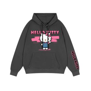 Худи HelloKitty Hello Kitty SS25 Unisex Sanrio, серый
