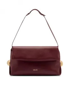 Бордовая клатч-сумочка, элегантный стиль. Liu Jo, коричневый
