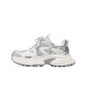 Низкие массивные кроссовки женские CARDANRO, Silver