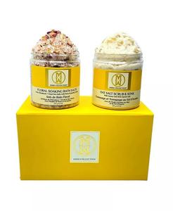 Набор соли для ванн с цветочным рисунком, 2 шт Omm Collection