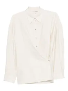 Рубашка с классическим воротником LEMAIRE, нейтральный