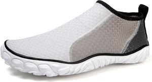 Мужские и женские водные туфли для взрослых, быстро сохнущие, обувь для босых ног, противоскользящие, для водного спорта, для серфинга на открытом воздухе, пляжа, плавания, йоги, танцев, фитнеса и езды Generic, серый