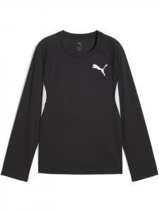 Футболка Y CROSS THE LINE Longsleeve 3.0 черного цвета Puma