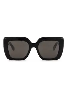 Солнцезащитные очки Foxy в квадратной оправе с монограммой Emmanuelle Khanh, черный