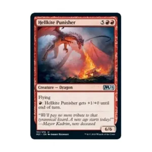 CCG Адский змей-каратель (U), MTG - Core Set 2021