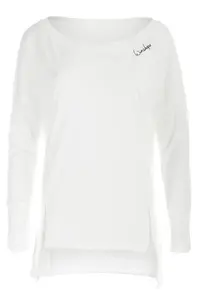 Рубашка Winshape с длинными рукавами "MCS003", с удлиненной спинкой, белый