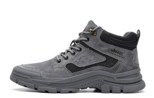 Ботинки мужские серые Jeep