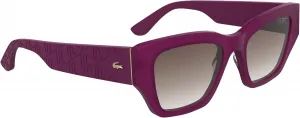 Женские прямоугольные солнцезащитные очки Lacoste L6053s, Opaline Cyclamen