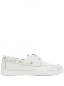 Топсайдеры на шнуровке Gianvito Rossi, белый