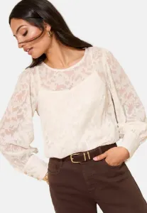 Блузка прямого кроя Friends Like These, Ivory