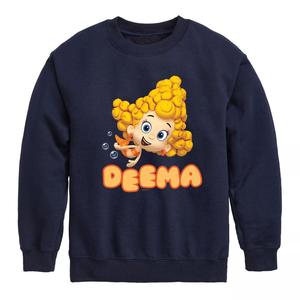 Флисовая толстовка с рисунком Bubble Guppies Deema для мальчиков 8–20 лет Licensed Character, синий