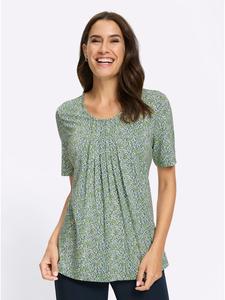 Футболка с принтом в цвете эвкалиптовый серый WITT WEIDEN