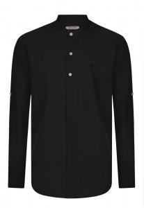 Рубашка на пуговицах классического кроя Felix Hardy, черный