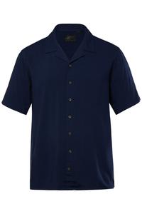 Рубашка на пуговицах классического кроя JP1880, морской синий