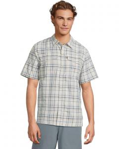 Рубашка L.L.Bean SunSmart Cool Weave Woven Short Sleeve Shirt, цвет Shore/Iron Blue