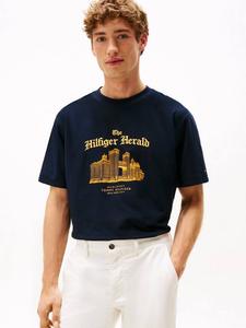 Хлопковая футболка Herald Skyline Tommy Hilfiger, Desert Sky