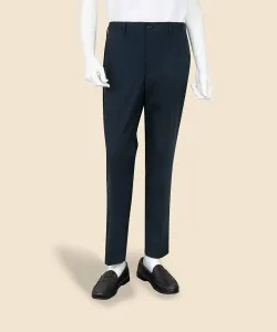 Смесовые хлопковые брюки с однотонной передней частью, пригодные для стирки, модель TOKYO.